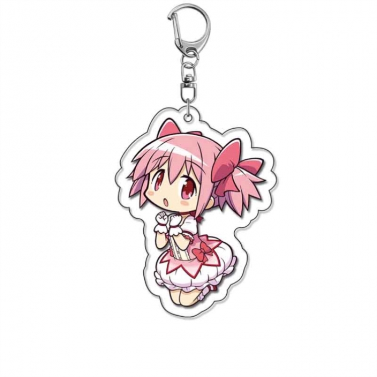 Magical Girl Madoka of the Magus Anime Acrylic Keychain Charm price for 5 pcs