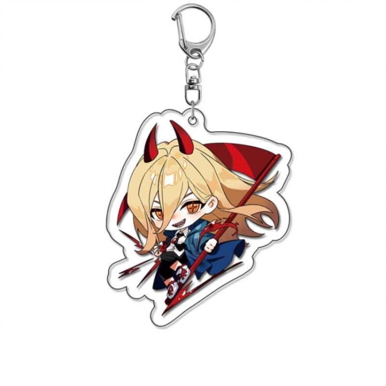 Chainsaw Man Anime Acrylic Keychain Charm price for 5 pcs