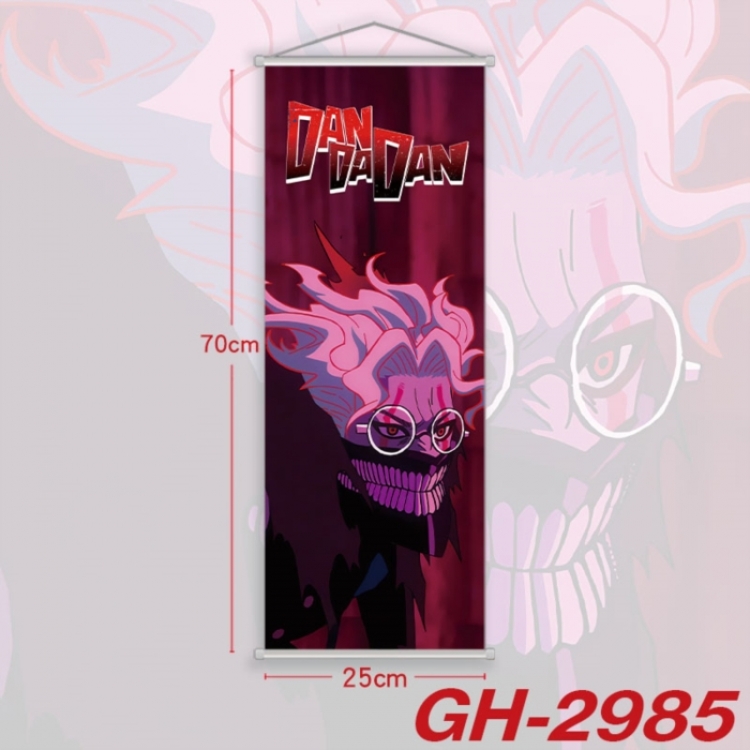 DANDADAN Plastic Rod Cloth Small Hanging Canvas Painting Wall Scroll 25x70cm price for 5 pcs