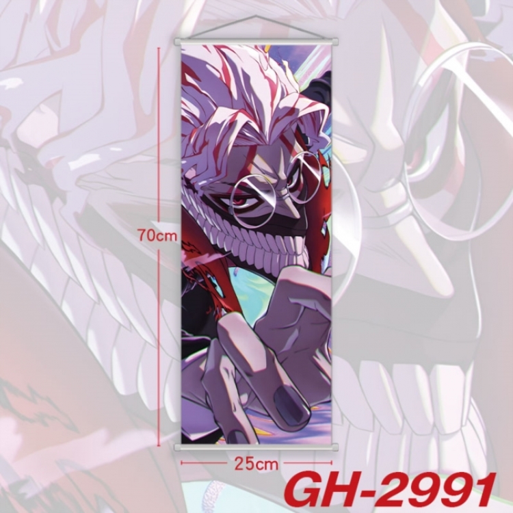 DANDADAN Plastic Rod Cloth Small Hanging Canvas Painting Wall Scroll 25x70cm price for 5 pcs