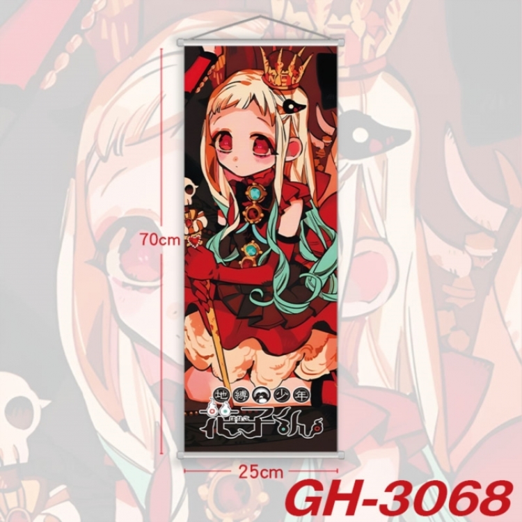 Toilet-bound Hanako-kun Plastic Rod Cloth Small Hanging Canvas Painting Wall Scroll 25x70cm price for 5 pcs