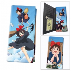 Kiki's Delivery Anime wallet long wallet buckle storage bag 18.5x9.5x2CM 100g