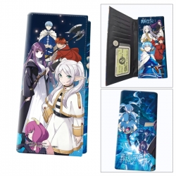 Frieren: Beyond Journey's Anime wallet long wallet buckle storage bag 18.5x9.5x2CM 100g
