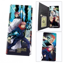 Jujutsu Kaisen Anime wallet long wallet buckle storage bag 18.5x9.5x2CM 100g
