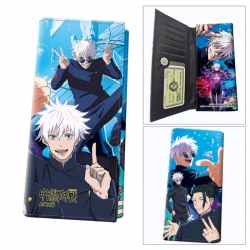 Jujutsu Kaisen Anime wallet long wallet buckle storage bag 18.5x9.5x2CM 100g