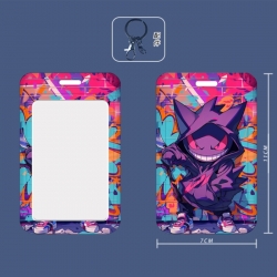 Pokemon 3D embossed hard shell card holder badge keychain price for 5 pcs