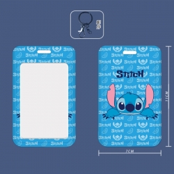 Lilo & Stitch 3D embossed hard shell card holder badge keychain price for 5 pcs