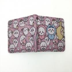 Chiikawa Anime two fold  Short wallet 11X9.5CM 60G 