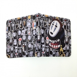 Spirited Away Anime two fold  Short wallet 11X9.5CM 60G 