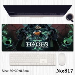 Hades Anime peripheral computer mouse pad office desk pad multifunctional pad 80X30X0.3cm