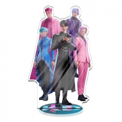 K-Pop Demon Hunters celebrity merchandise acrylic Standing figure Plates Keychain 16CM