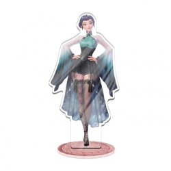 K-Pop Demon Hunters celebrity merchandise acrylic Standing figure Plates Keychain 16CM