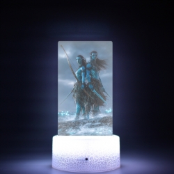 Avatar Acrylic Night Light 16 Color-changing USB Interface Box Set 19X7X4CM white base
