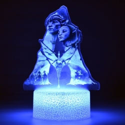 Avatar Acrylic Night Light 16 Color-changing USB Interface Box Set 19X7X4CM white base