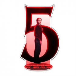 Stranger Things celebrity merchandise acrylic Standing figure Plates Keychain 16CM