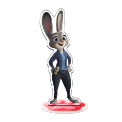 Zootopia celebrity merchandise acrylic Standing figure Plates Keychain 16CM