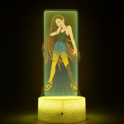 Alien Stage Acrylic Night Light 16 Color-changing USB Interface Box Set 19X7X4CM white base