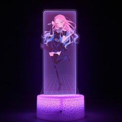 Alien Stage Acrylic Night Light 16 Color-changing USB Interface Box Set 19X7X4CM white base