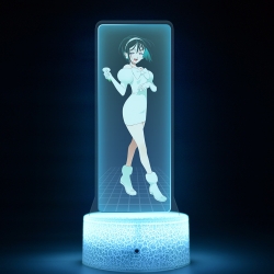 Alien Stage Acrylic Night Light 16 Color-changing USB Interface Box Set 19X7X4CM white base