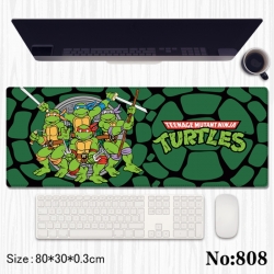 TURTLES Anime peripheral computer mouse pad office desk pad multifunctional pad 80X30X0.3cm