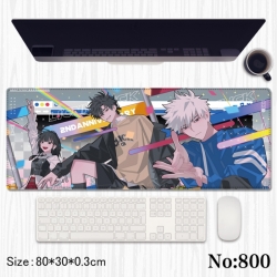 Time agent Anime peripheral computer mouse pad office desk pad multifunctional pad 80X30X0.3cm