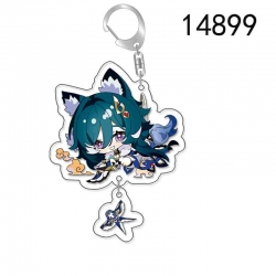 Honkai: Star Rail Anime acrylic Pendant Key Chain  price for 5 pcs