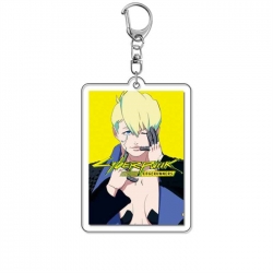 Cyberpunk Anime Acrylic Keychain Charm price for 5 pcs