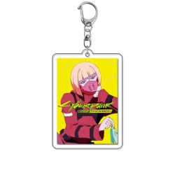 Cyberpunk Anime Acrylic Keychain Charm price for 5 pcs