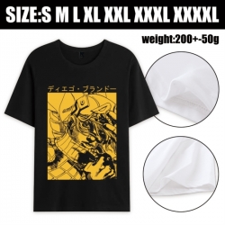 JoJos Bizarre Adventure Anime printed pure cotton short sleeved T-shirt from S to 4XL