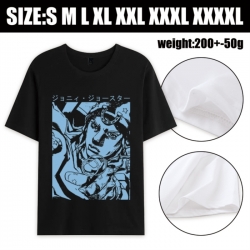 JoJos Bizarre Adventure Anime printed pure cotton short sleeved T-shirt from S to 4XL