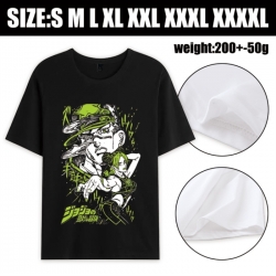 JoJos Bizarre Adventure Anime printed pure cotton short sleeved T-shirt from S to 4XL