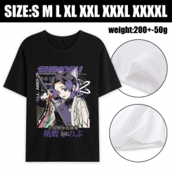 Demon Slayer Kimets Anime printed pure cotton short sleeved T-shirt from S to 4XL