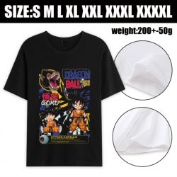 DRAGON BALL Anime printed pure cotton short sleeved T-shirt from S to 4XL