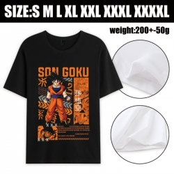 DRAGON BALL Anime printed pure cotton short sleeved T-shirt from S to 4XL