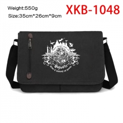 Harry Potter Anime Retro Canvas Shoulder Bag Crossbody Bag Mailman Bag 35x26x9cm