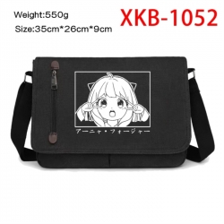 SPY&times;FAMILY Anime Retro Canvas Shoulder Bag Crossbody Bag Mailman Bag 35x26x9cm