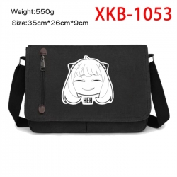SPY&times;FAMILY Anime Retro Canvas Shoulder Bag Crossbody Bag Mailman Bag 35x26x9cm