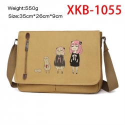 SPY&times;FAMILY Anime Retro Canvas Shoulder Bag Crossbody Bag Mailman Bag 35x26x9cm