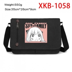 SPY&times;FAMILY Anime Retro Canvas Shoulder Bag Crossbody Bag Mailman Bag 35x26x9cm