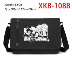 DRAGON BALL Anime Retro Canvas Shoulder Bag Crossbody Bag Mailman Bag 35x26x9cm