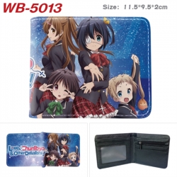Chuunibyou Demo Koi Ga Shitai Animation color PU leather half fold wallet 11.5X9X2CM