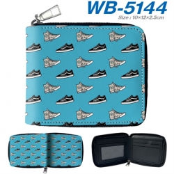 HEARTSTOPPER Anime color short full zip folding wallet 10x12x2.5cm