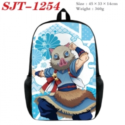 Demon Slayer Kimets Anime nylon canvas backpack student backpack 45x33x14cm