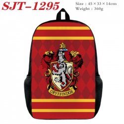 Harry Potter Anime nylon canvas backpack student backpack 45x33x14cm
