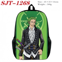 One Piece Anime nylon canvas backpack student backpack 45x33x14cm