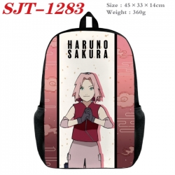 Naruto Anime nylon canvas backpack student backpack 45x33x14cm