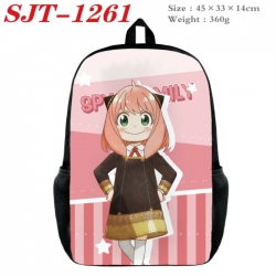 SPY&times;FAMILY Anime nylon canvas backpack student backpack 45x33x14cm