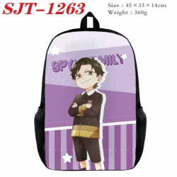 SPY&times;FAMILY Anime nylon canvas backpack student backpack 45x33x14cm