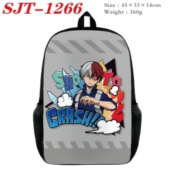 My Hero Academia Anime nylon canvas backpack student backpack 45x33x14cm