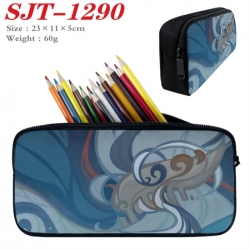 Genshin Impact Anime nylon student pencil case 23x11x5cm 